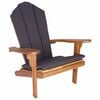 vidaXL Dārza Adirondack krēsls Dabiska Ciets tek&scaron;a koks