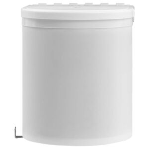 vidaXL iebūvējama virtuves miskaste, plastmasa, 8 L