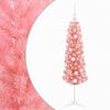 vidaXL Mākslīgā &scaron;aurā Ziemassvētku eglīte ar bumbiņām 150 cm 150 LED