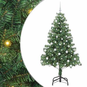 vidaXL Ziemassvētku eglīte Zaļa 180 cm PVC