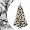 vidaXL Mākslīgā Ziemassvētku egle ar bumbiņu 180 cm 300 LED