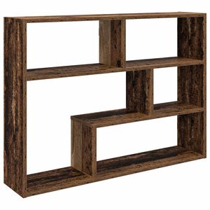 vidaXL Sienas plaukts Pie sienas Vecs koks 95 x 20 x 69,5 cm