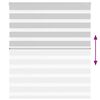vidaXL žalūzijas zebra 130x150 cm auduma platums 125,9 cm poliesters