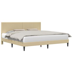 vidaXL Gultas rāmis Gai&scaron;i zaļa pelēka 200 x 200 cm Korduroja audums