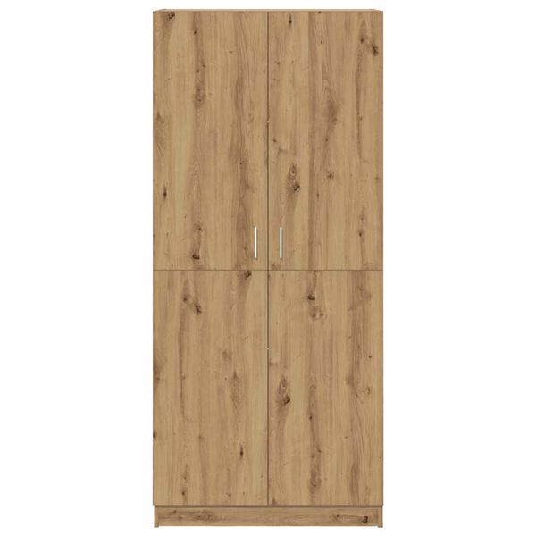 vidaXL Skapis Artisan Oak 80x52x180 cm Engineered Wood