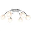 vidaXL griestu lampa, 6 LED spuldzes, G9, 120 W