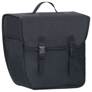 vidaXL velosipēda soma bagāžniekam, ūdensdro&scaron;a, 21 L, melna