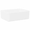 vidaXL izlietne, 40x30x13 cm, keramika, balta