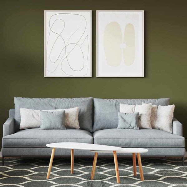 vidaXL Sienu krāsa Zaļa 16,5 x 16,5 x 15,9 cm Sienas druka