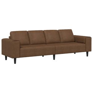 vidaXL viesistabas dīvāns Brūna 250 x 77 x 76 cm