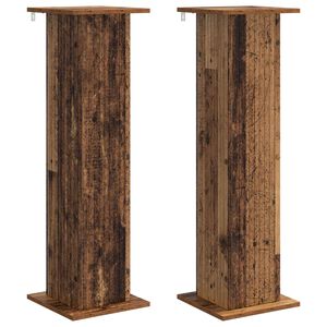 vidaXL Augu statīvs 2 pcs Vecs koks 30,5 x 30 x 100,5 cm
