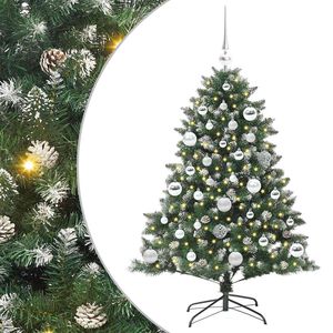 vidaXL Mākslīgā Ziemassvētku eglīte Zaļa 120 cm