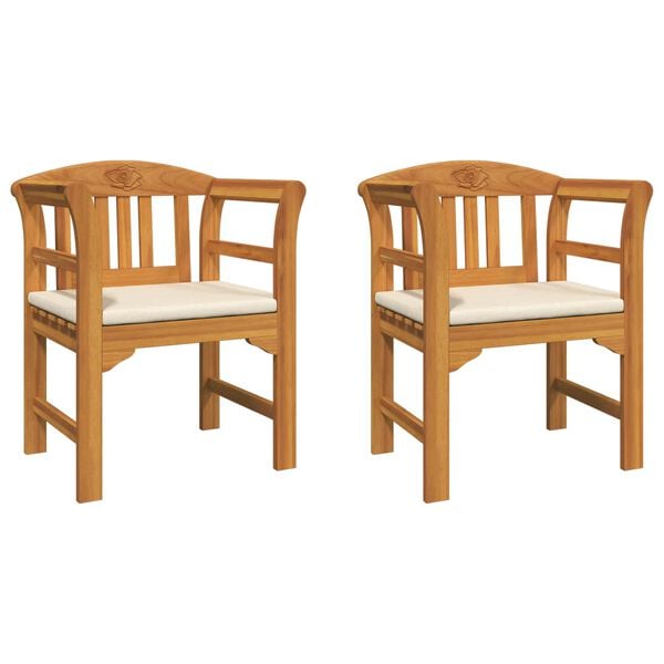 vidaXL Rožu sols Dabiska 68,5 x 46 x 82,5 cm Cietā akācijas koks