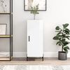 vidaXL kumode, spīdīgi balta, 34,5x34x90 cm, inženierijas koks
