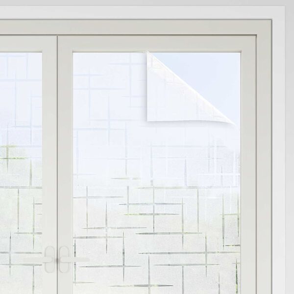 vidaXL Statiskā logu plēve Zvaigžņu raksts 45 x 500 cm PVC