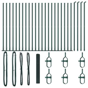 vidaXL Žoga āķis Zaļa