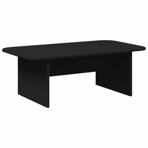 vidaXL Kafijas galdiņ&scaron; Melna 93 x 53 x 33 cm Inženierijas koks