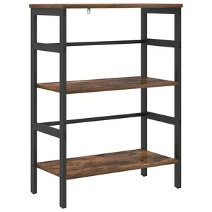 vidaXL Grāmatu plaukts 2 līmeņi 60 x 29,5 x 81 cm Inženierijas koks