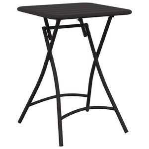 vidaXL Bistro galds Antracīts 55 x 55 x 72,5 cm Pulverkrāsots tērauds