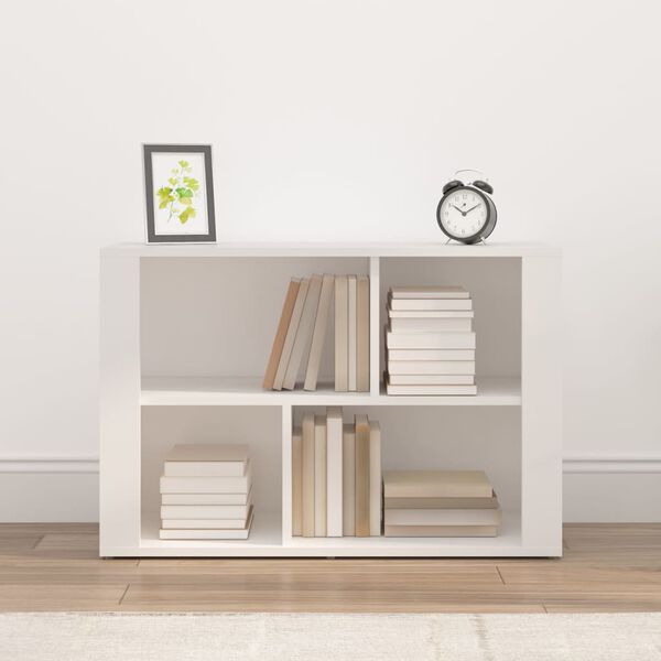 vidaXL plaukts, balts, 80x30x54 cm, inženierijas koks