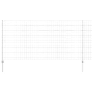 vidaXL Žogs ar stabu Sudraba 1,2 x 10 m Tērauds