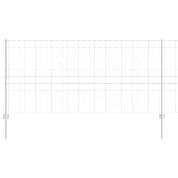 vidaXL Žogs ar stabu Sudraba 1 x 10 m Tērauds