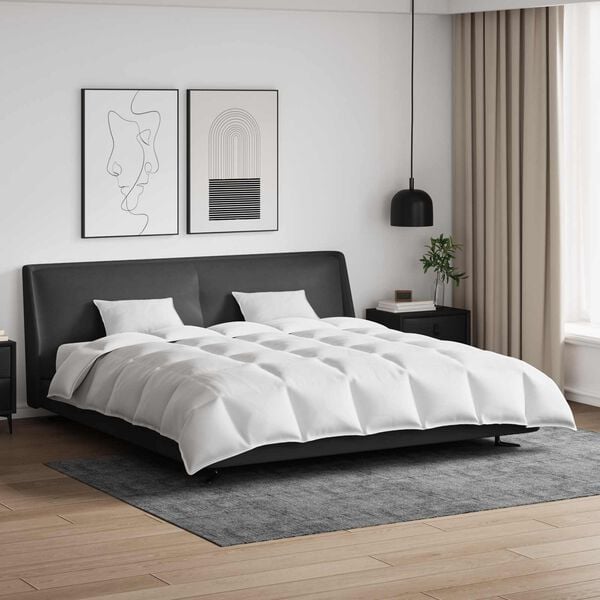 vidaXL Segas komplekts ar spilvenu 3 pcs Balts Dūnu spalva