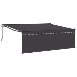vidaXL Pārklājuma struktūra Dzeltena un balta 350 x 250 cm