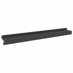 vidaXL Zāliena Apmale 10 gab. 100 x 10 x 8 cm Tērauds Melns