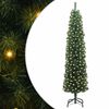 vidaXL Mākslīgā Ziemassvētku eglīte su 300 LED ar statīvu Zaļa 180 cm