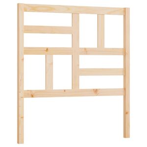 vidaXL gultas galvgalis, 106x4x104 cm, priedes masīvkoks