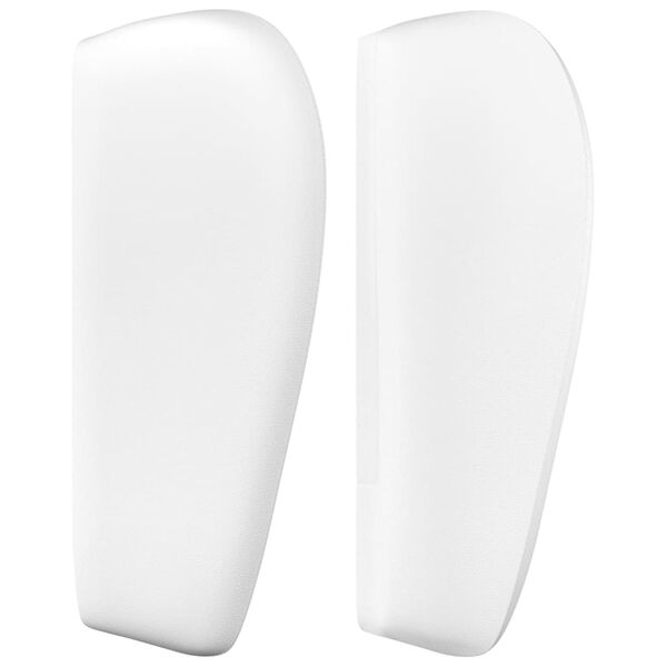 vidaXL galvgalis ar malām, 183x23x78/88 cm, balta mākslīgā āda