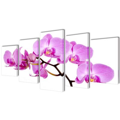 Modulārā Foto Glezna Orhideja 100 x 50 cm