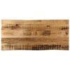 vidaXL galda virsma, 90x40x3,8 cm, neapstrādāts mango masīvkoks