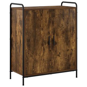 vidaXL Apavu skapis 76 x 36,5 x 93 cm Inženierijas koks Kūpināts ozols