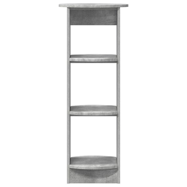 vidaXL Sānu skapis Betona Pelēks 40 x 40 x 100 cm Inženierijas koks