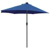 vidaXL Dārza parasols Azurblau 294 x 150 x 223 cm