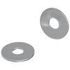 vidaXL Uzgriežņi 2 gab. Sudraba 18 x 18 x 1,2 mm Dzelzs