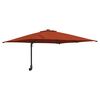 vidaXL Dārza parasols Sarkanbrūns 248,5 x 247,5 x 160 cm