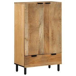 vidaXL Highboard Brown 60x33x100 cm Masīvkoka Mango