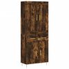 vidaXL augstais skapis, ozolkoka, 69,5x34x180 cm, inženierijas koks