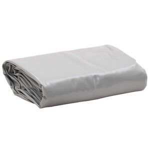 vidaXL brezenta pārklājs, pelēks, 1x2,5 m, 650 g/m&sup2;