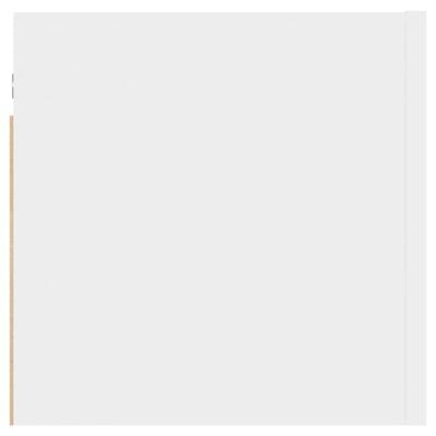 vidaXL naktsskapītis, 30,5x30x30 cm, balts, skaidu plāksne