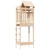 vidaXL Spēļu tornis Brūna 52,5 x 85 x 238 cm Ciets priedes koks