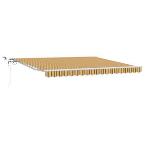 vidaXL Nolokāms markīze Daudzkrāsains 400 &times; 350 cm Poliesters