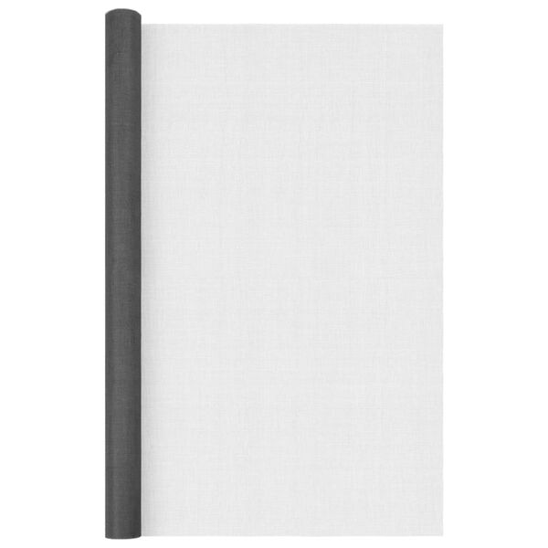 vidaXL siets, stikl&scaron;ķiedra, 80x1000 cm, melns