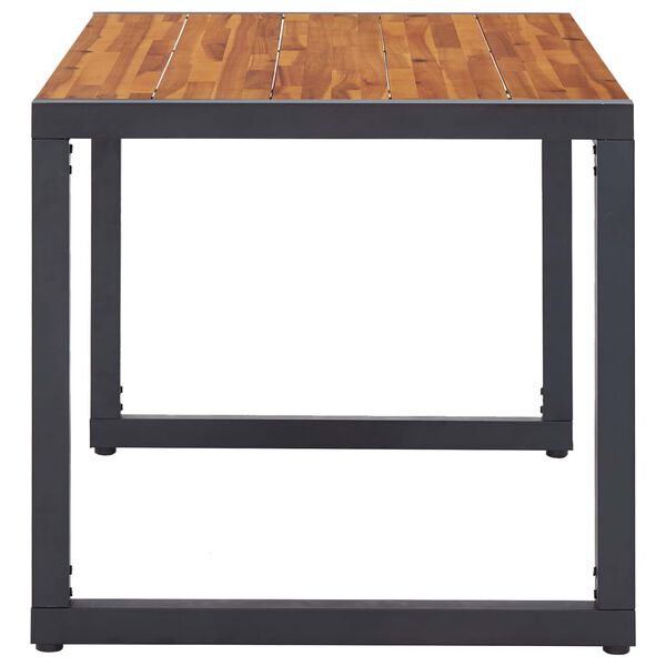 vidaXL 7-daļīgs dārza mēbeļu komplekts, brūns