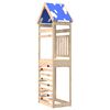 vidaXL Spēļu tornis Brūna 52,5 x 85 x 265 cm Ciets priedes koks