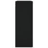 vidaXL sienas skapī&scaron;i, 2 gab., melns, 69,5x34x90 cm