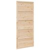vidaXL &Scaron;ķūņa durvis 90 x 2,5 x 208 cm Priedes masīvkoks Dabiska